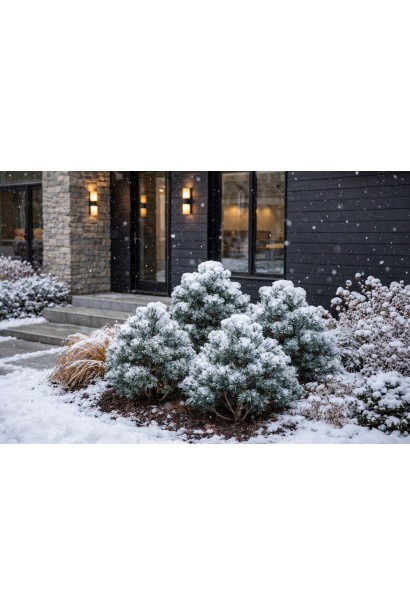 Pinus Chantry Blue взимку